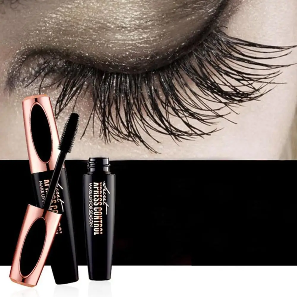 

Ibcccndc 4D Silk Fiber Lash Mascara XPRESS CPNTROL Waterproof Eyelash Extension Black Thick Lengthening Eye Makeup Cosmetics
