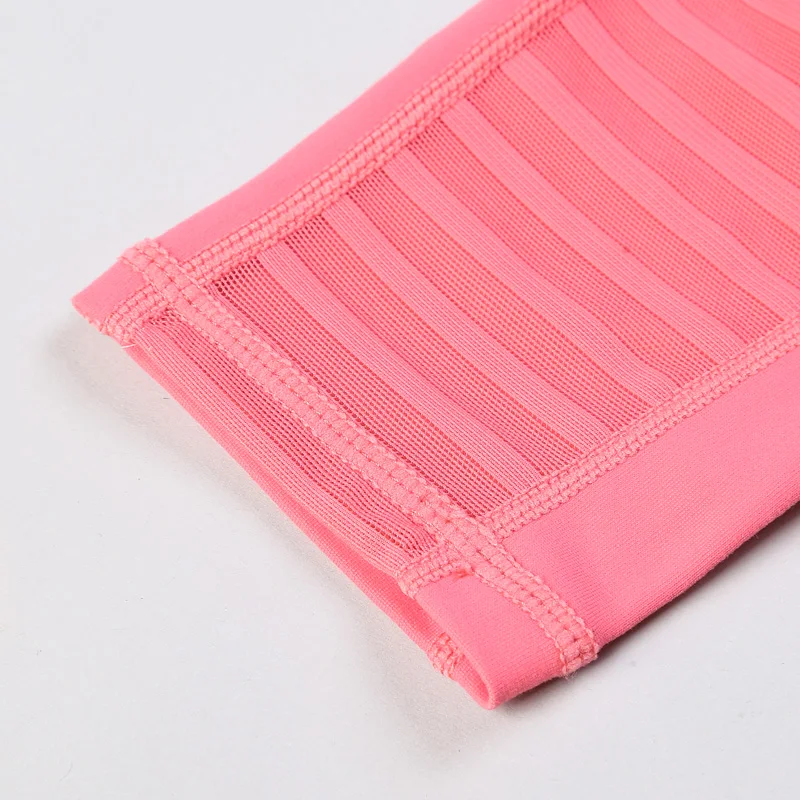 PS плетение сетчатые Леггинсы для йоги спортивные Для женщин Фитнес штаны