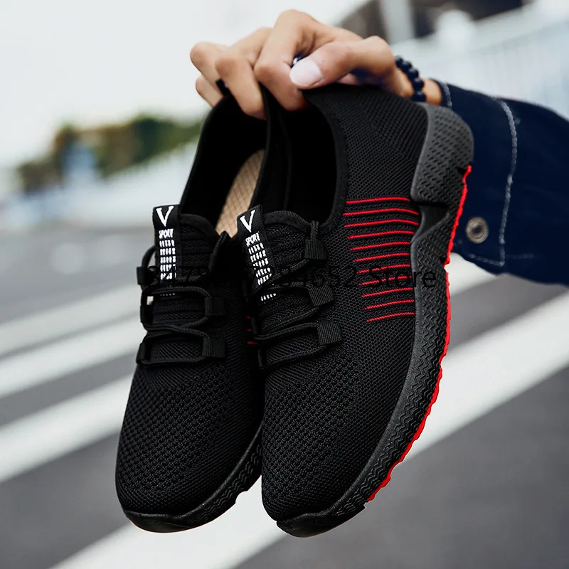 Весенние мужские кроссовки дышащая мужская повседневная обувь Мужская модная на