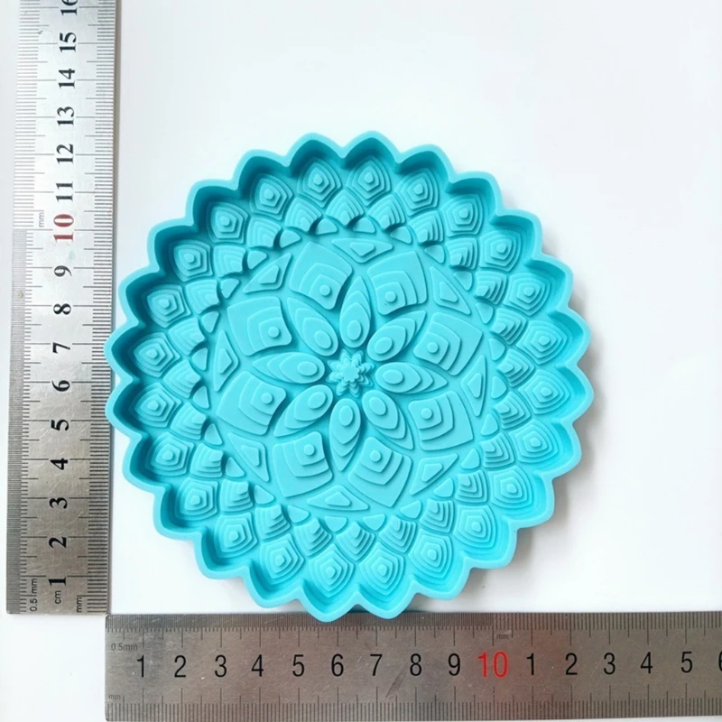 

13MC Coaster Epoxy Resin Mold Cup Mat Casting Silicone Mould DIY Crafts Home Decoration Ornaments Making Tools