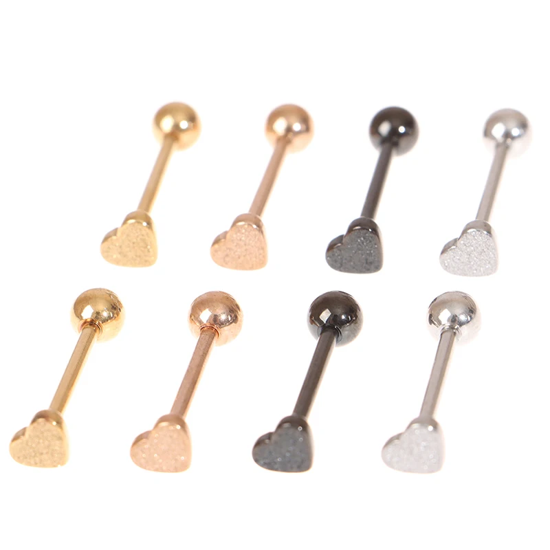 Новый модный противоаллергенный шлифованный набор кольцо с любовным языком