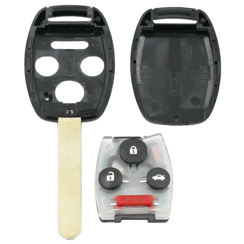 4 Buttons Remote Key Fob 3+1 313.8Mhz With ID46 Chip for Honda Accord Civic 2008-2012 | Автомобили и мотоциклы