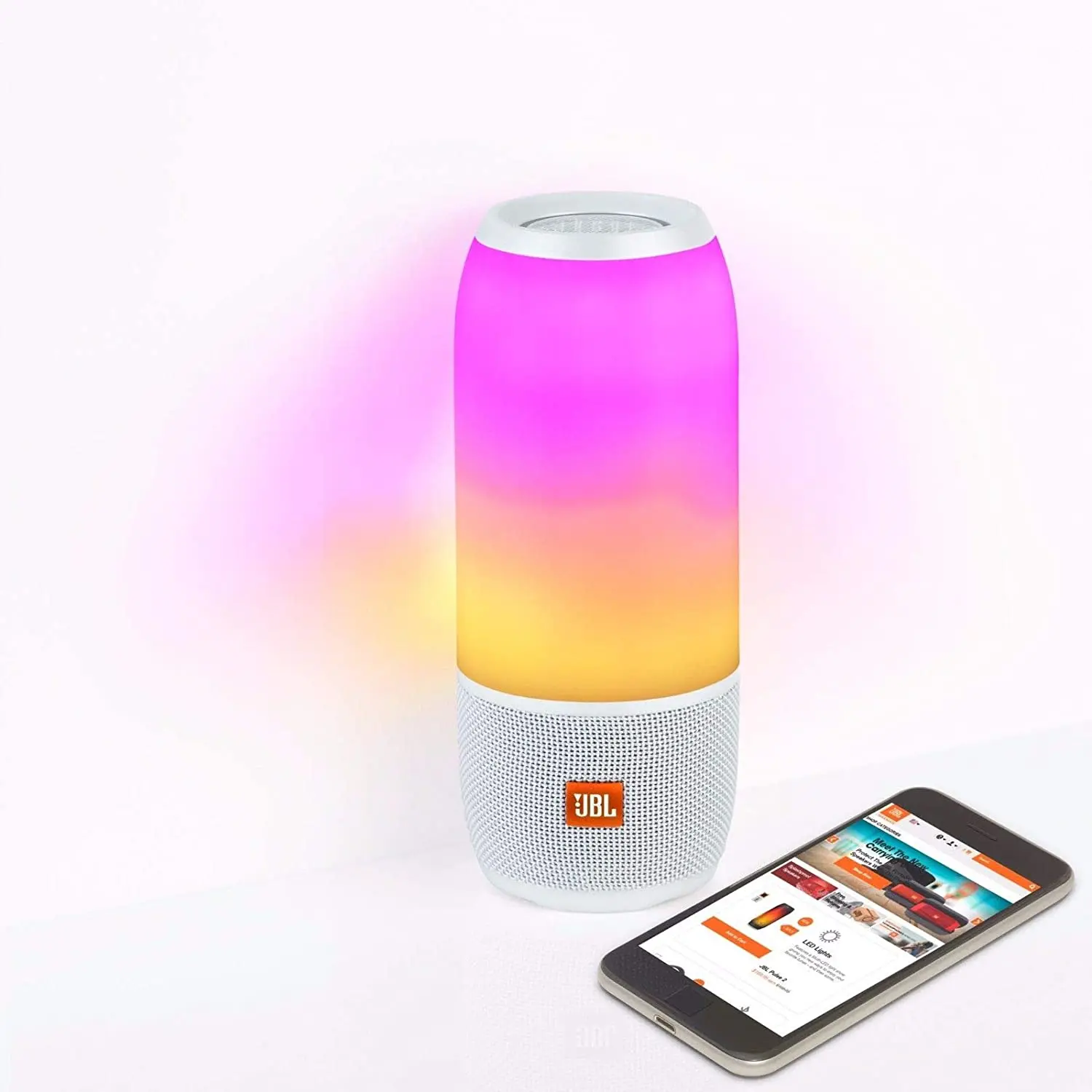 Портативный Bluetooth-динамик JBL Pulse 3 со светодиодсветильник кой IPX7