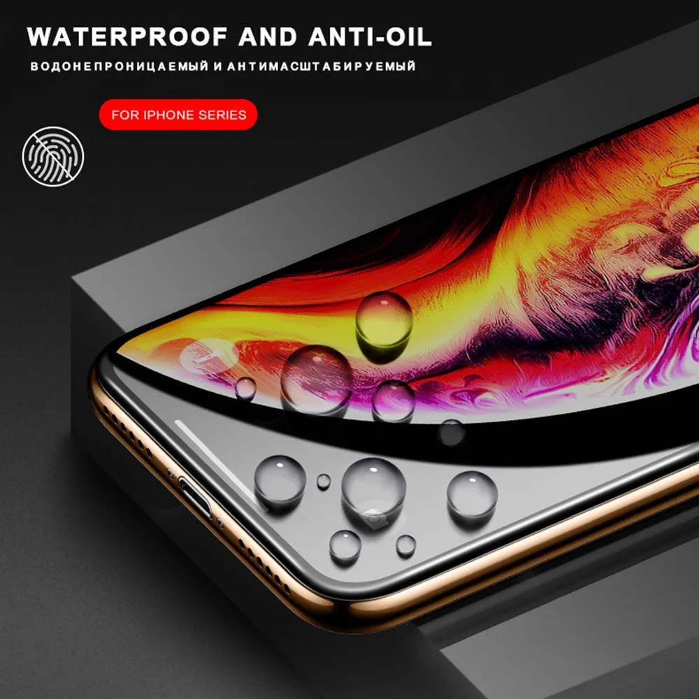 Закаленное стекло для iPhone 11 Pro Max Защита экрана Xs 7 8 Plus защитное пленка XS XR X 6