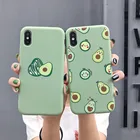 Милый мягкий чехол с фруктами для Iphone 13, 12, Mini, 11 Pro, X, Xs, Max, Xr, 8, 7 Plus, Se 2, матовый Силиконовый чехол для телефона, мультяшные рисунки, Coque, Fundas