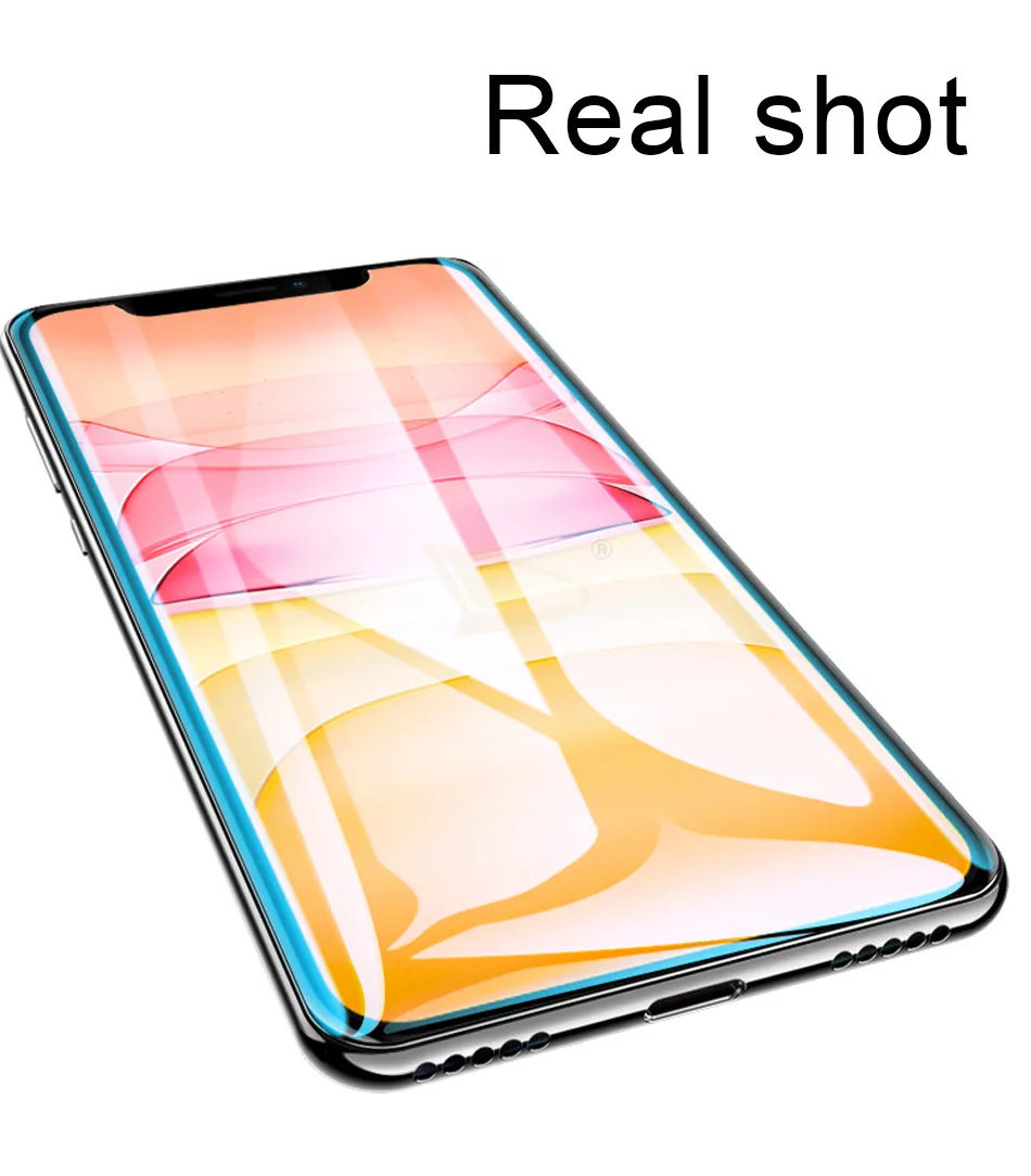 3 шт. 100D Гидрогелевая пленка полное покрытие для IPhone XR X XS 11 Pro Max Защитная пленка для IPhone 8 7 6 6s Plus Защитная Гидрогелевая пленка