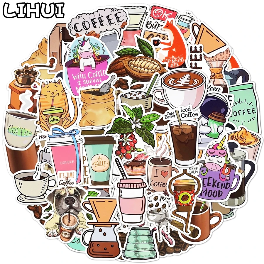 

10/30/50 шт., водонепроницаемые наклейки для ноутбука, гитары, телефона