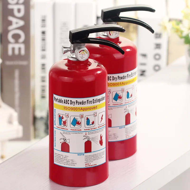 

Simulation Fire Extinguisher Piggy Bank Fire Drill Props Creative Piggy Bank Birthday Gifts Funny Gifts