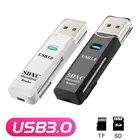 Многофункциональный сверхскоростной адаптер USB 3,0 Mini Memory SD Card Reader для Micro SD SDXC T-Flash TF Поддержка Windows 98SEME VIS