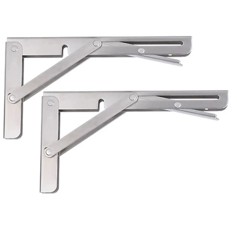 

2Pcs Folding Heavy Duty Shelf-Bracket Bench Table Folding Shelf or Bracket
