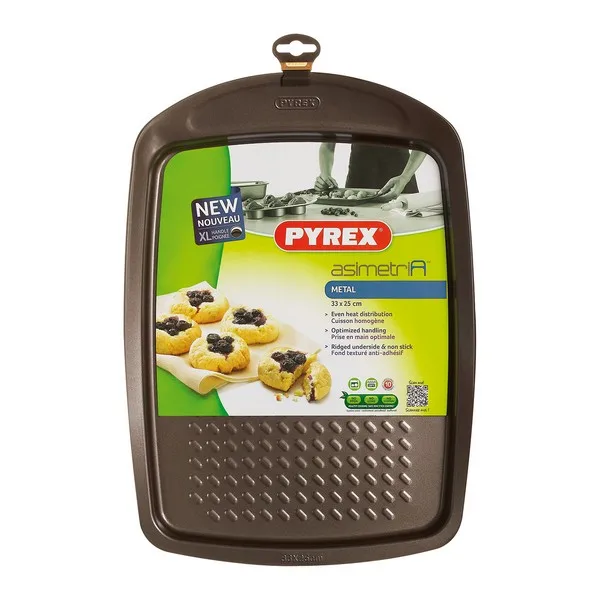 Противень Pyrex Asimetria оцинкованная сталь (33x25 см) | Дом и сад
