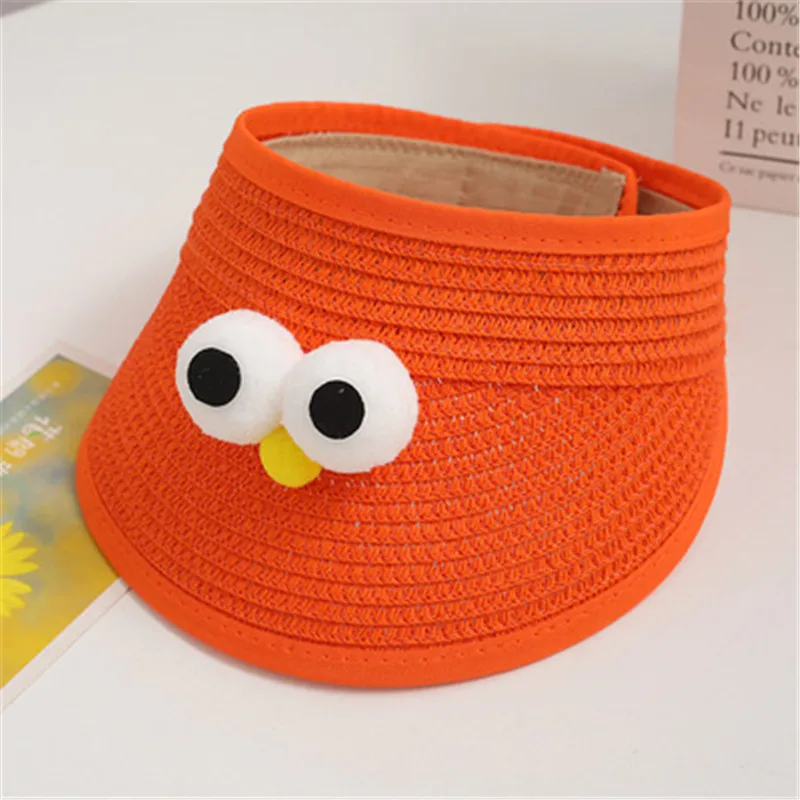 

New Baby Hat Summer Sun Shade Empty Top Hat Cute Big Eyes Super Cute Children Sun Hat Boy Girl Baby UV Protection Hat