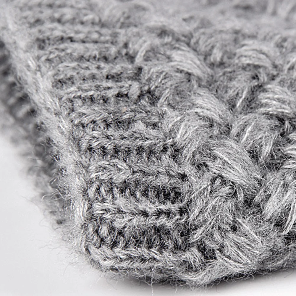 

1Pc Winter Warm Brushed Knit Neck Warmer Women Man Fashion Soft Thermal Woolen Yarn Collar Winter Circle Neck Scarf