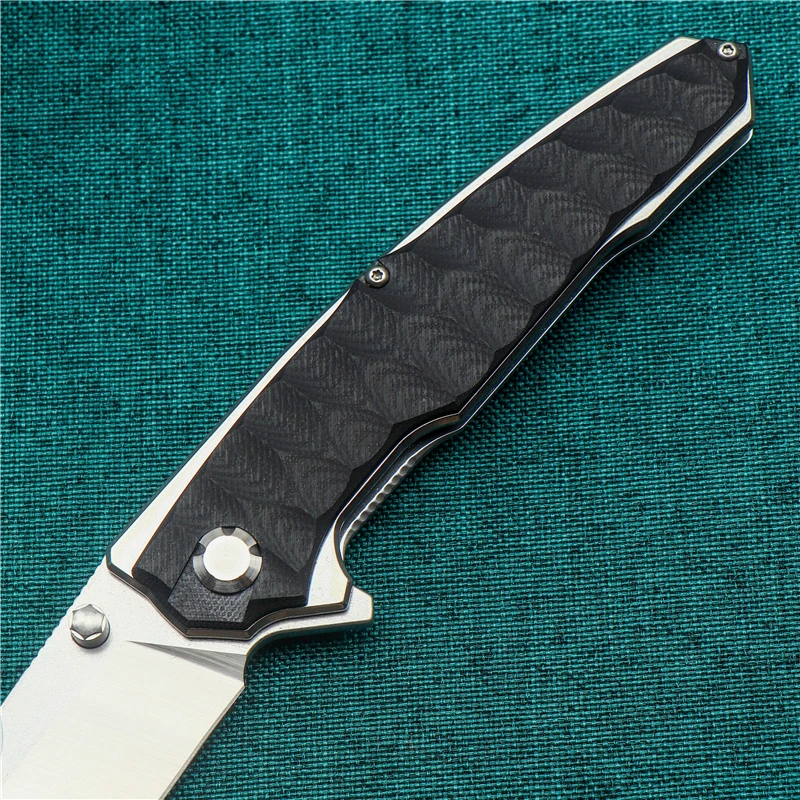 Стальной тяжелый складной нож DC53 Ручка G10 походный охотничий для выживания на