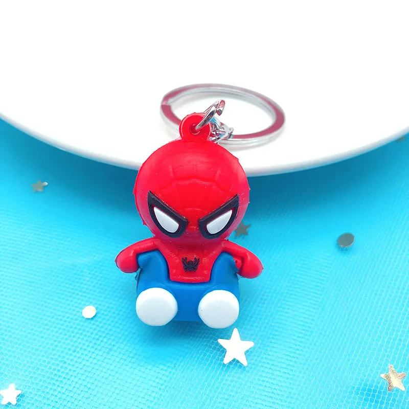 Брелки с героями Диснея Marvel Человек-паук Микки Минни Винни железный человек