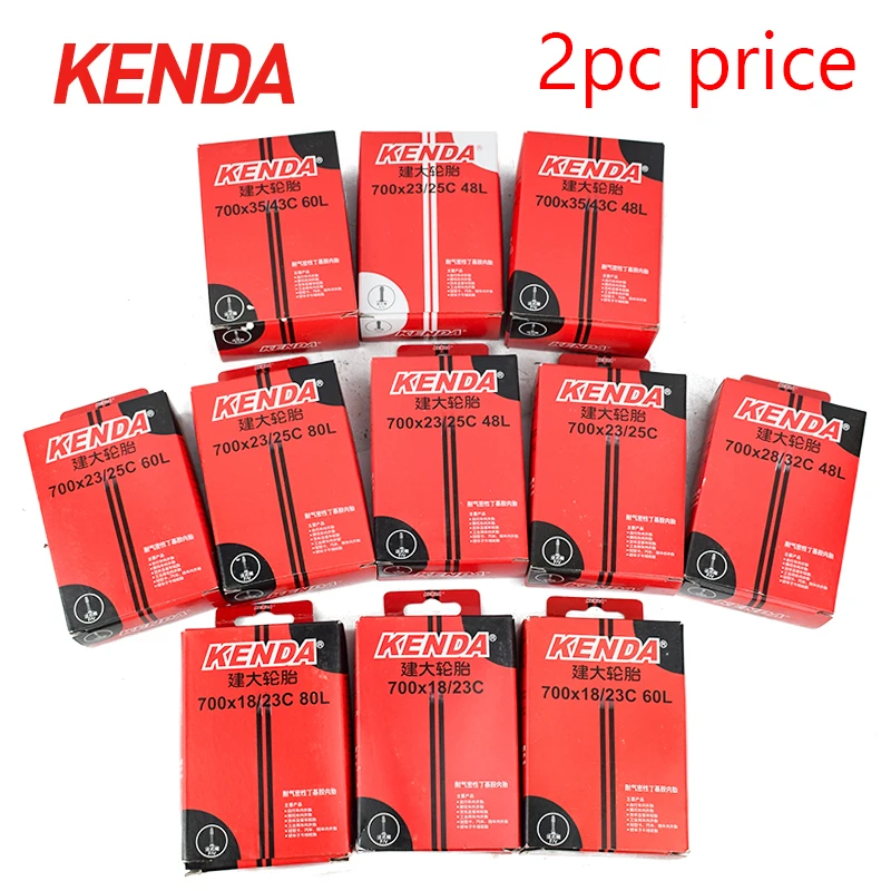 Камеры KENDA 700C 700 * 18-23C 700 * 23-25C 700 * 28-32C 700 * 35-43C для камеры Presta FV/AV 48L 60L 80L - изображение