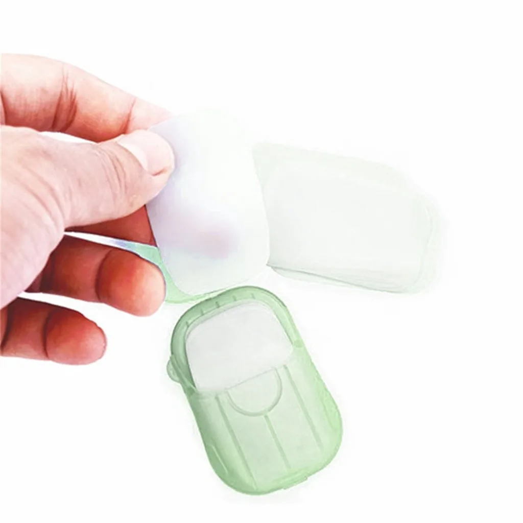 Новая портативная коробка для хранения мыльных планшетов 20 шт./компл. бумажная