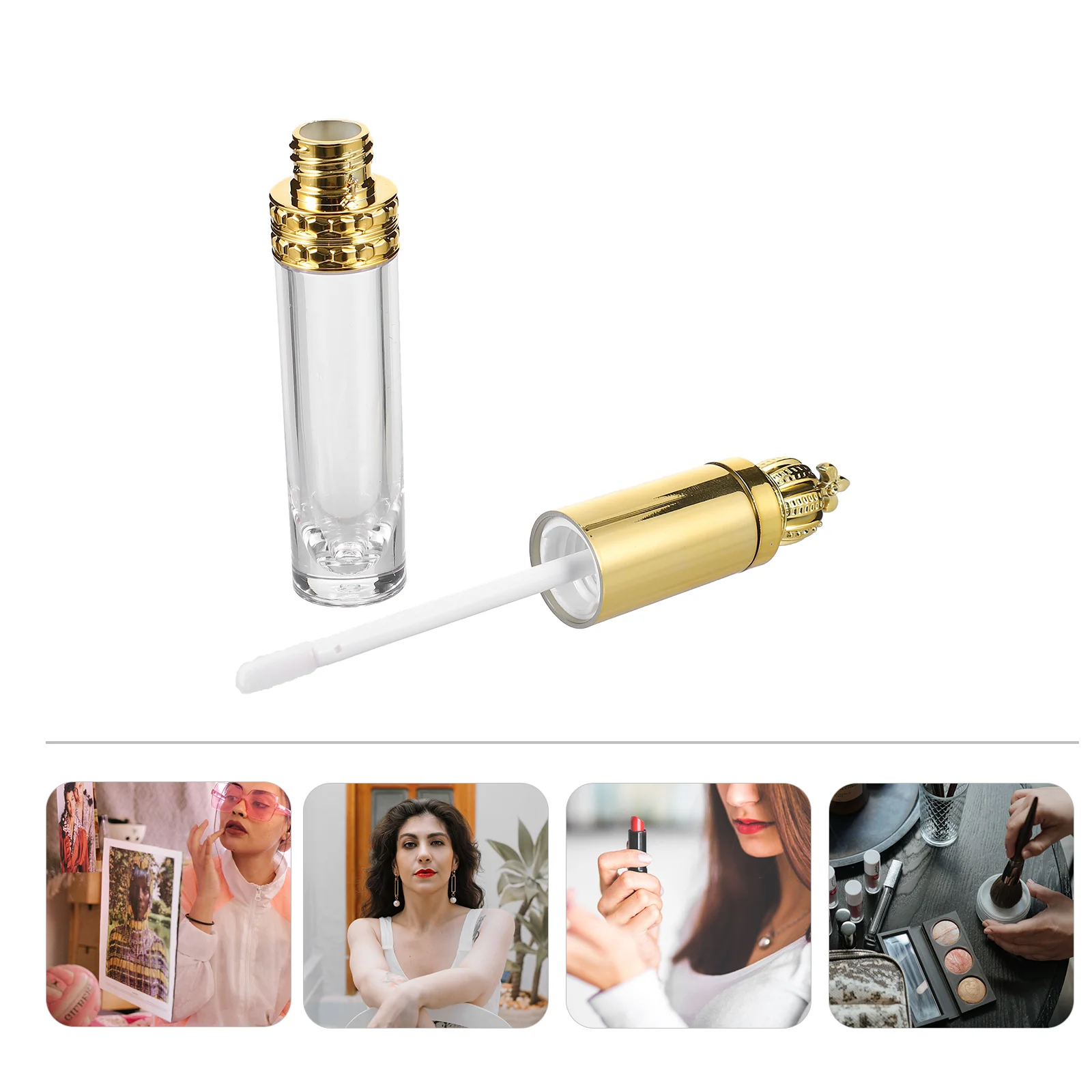 16pcs 8ml Lip Gloss Bottles Novelty Empty Containers Oil | Красота и здоровье