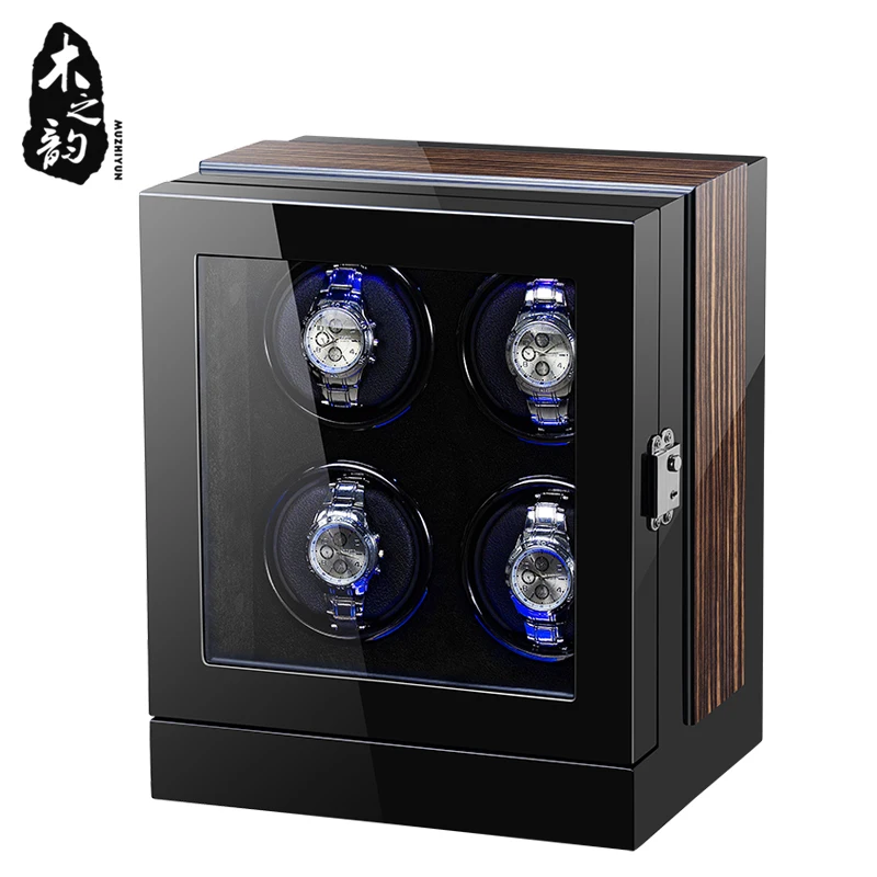 Автоматические роскошные часы Winder Box Аксессуары Часы Дисплей механические вращающиеся часы Uhrenbeweger для мужчин часы