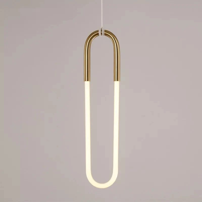 Простой светодиодный подвесной светильник художественный лампа для сцены