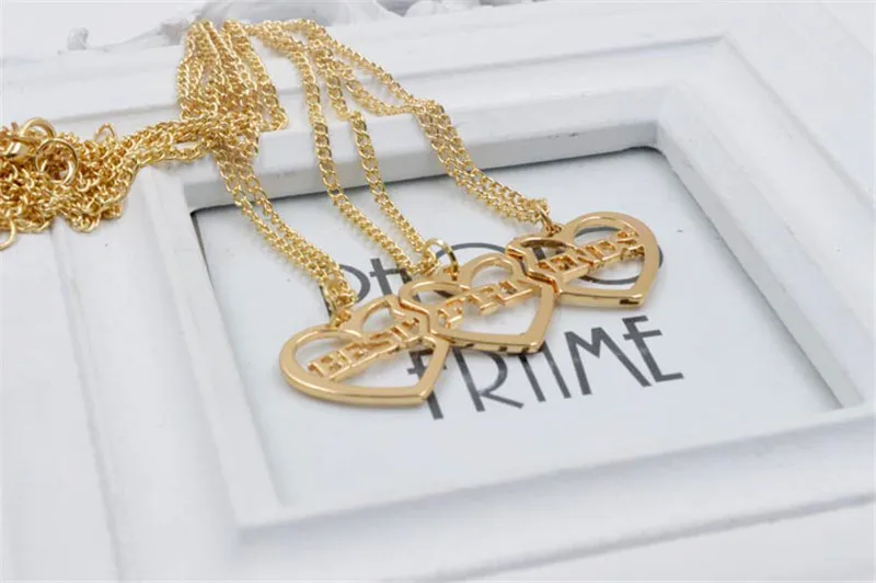 3 шт./компл. подвески в виде сердца стразы чокер массивное ожерелье модные