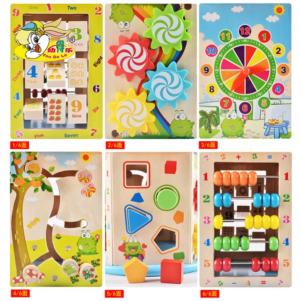 Монтессори обучающая игрушка для детей младшего возраста многофункциональная