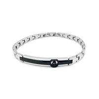 runda mens bracelet stainless steel link chain with anchor parts adjustable size 22cm fashion mens wrist bands bracelets