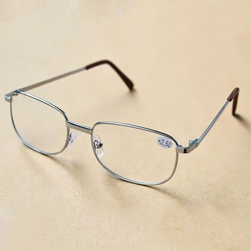 

Elegant All-alloy Frame ReadingGlasses with Resin Lenses Comfortable Lightweight Transparent Men and Women Eye Glasses Gafas