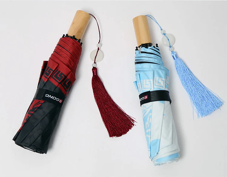 Anime Grandmaster of Demonic Cultivation Mo Dao Zu Shi Lan Wangji Wei Wuxian BL Anit-SUV Umbrella Rain Sun Cosplay Props Gifts |