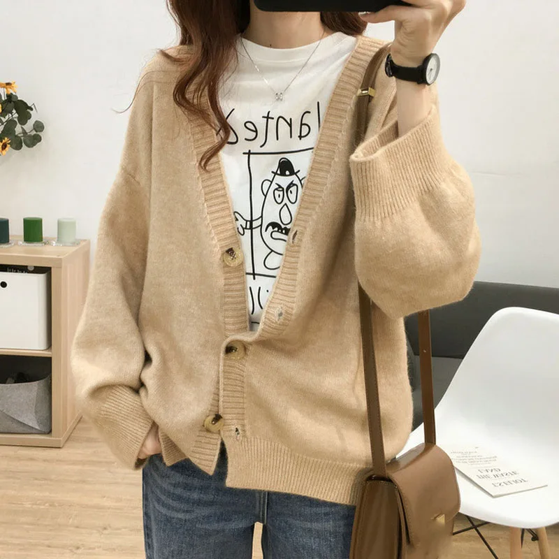 Однотонный женский свитер женские повседневные кашемировые Вязаные Свитера и