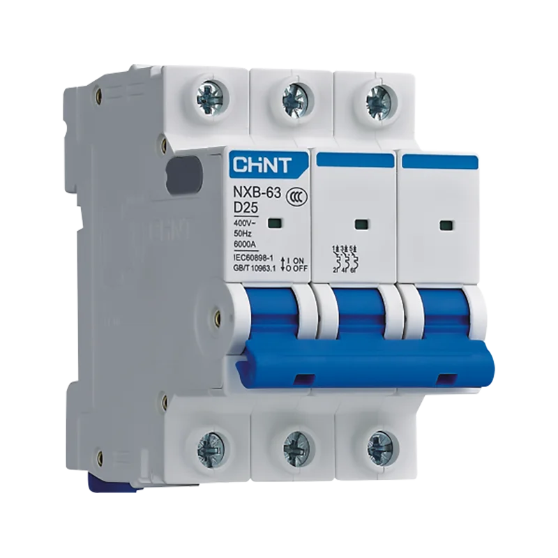 

CHINT MCB NXB-63 DZ30 DZ47 EPN DPN 1P 2P 3P 4P AC 230/400V Circuit Breaker DIN Rail Mounting Miniature Household Air Switch