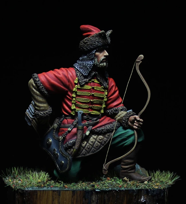 1/24 набор для сборки фигурок Archer Warrior из смолы | Игрушки и хобби
