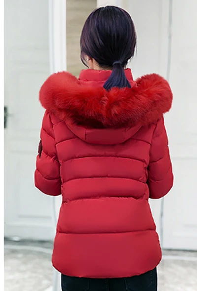 Новинка зимние пальто для женщин короткая плюс размер L 3XL ватная куртка женская с