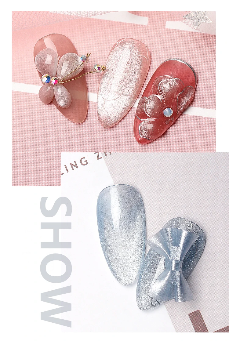 

New Spar Cat Eye Nail Gel Polish Acrylic Nail 9D Magnetic Gel Hybrid Soak Off UV LED Nail Art Gel Varnishes DIY Decoration