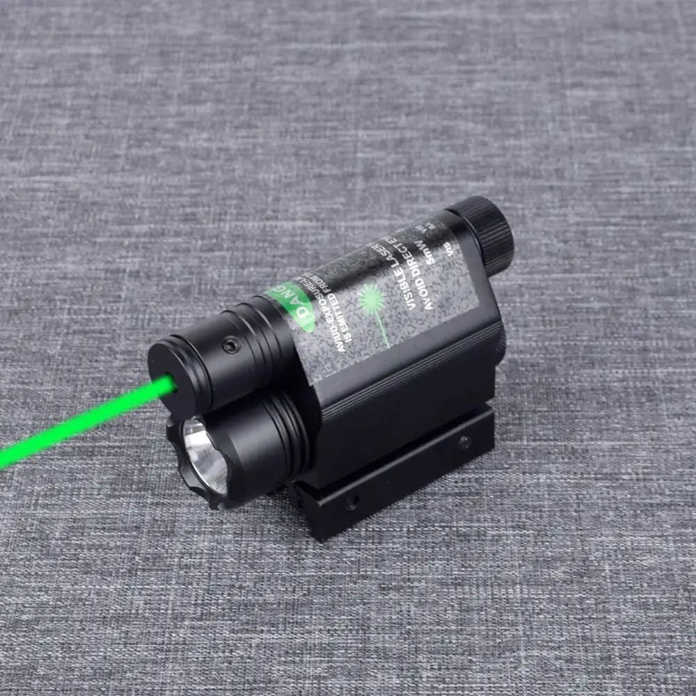 Tactical Hunting Green/Red Laser Sight Scope Set LED Flashlight Combo 11mm&amp20mm Picatinny Rail Mount |