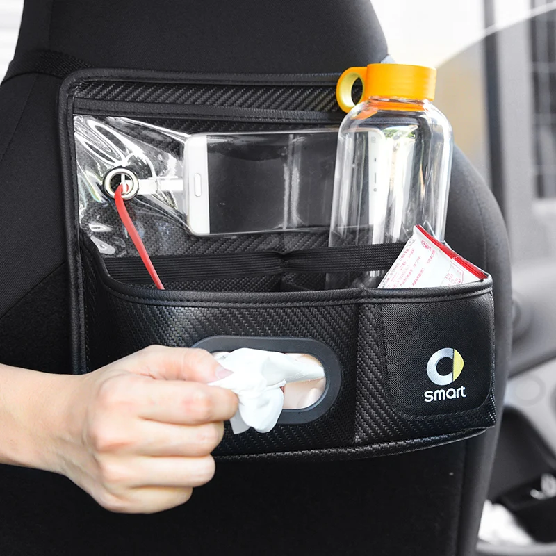 Сумка для хранения на сиденье автомобиля Карманный держатель карт и телефона