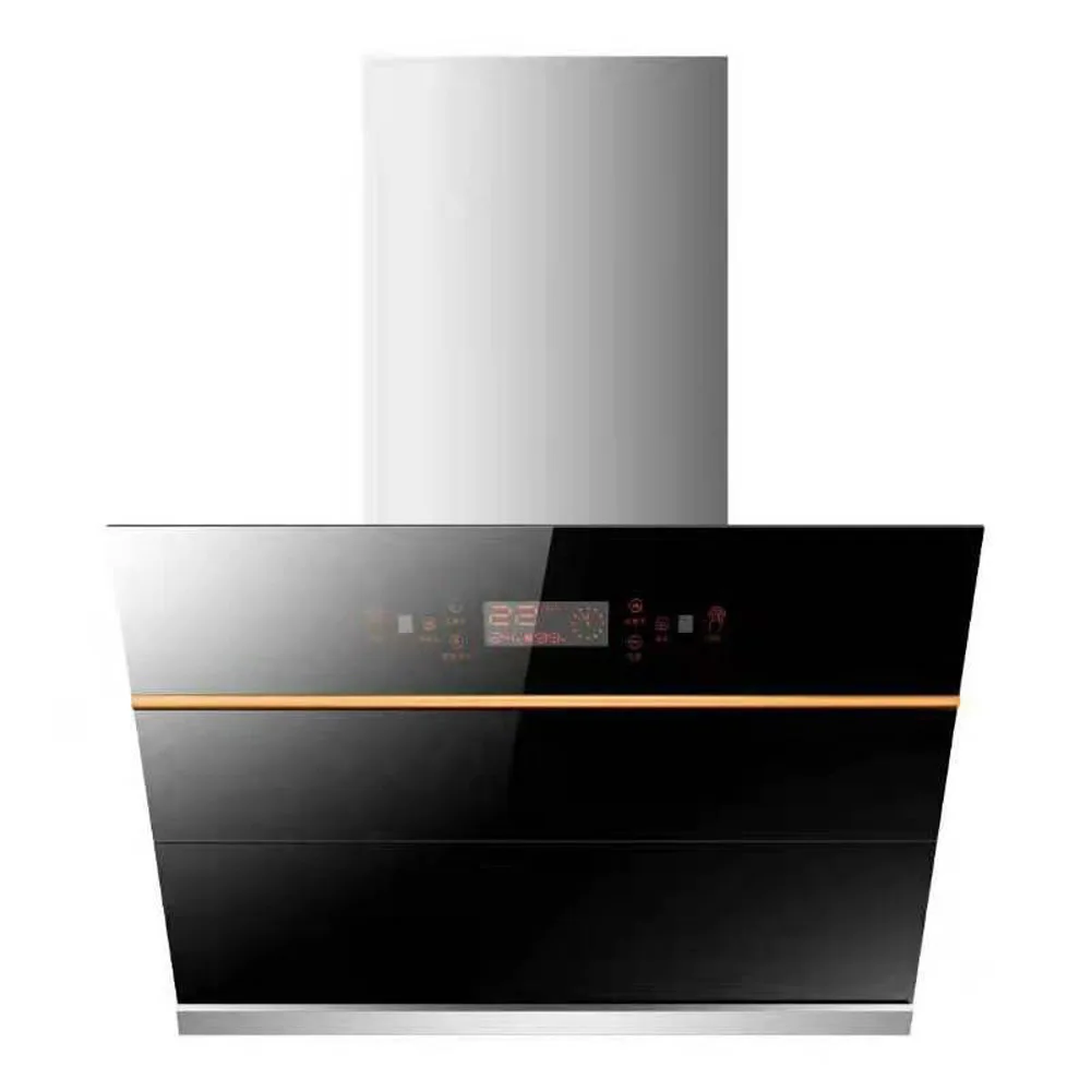 Kitchen Side Suction Range Hood Automatic Cleaning Stainless Steel Dual-Motor High Suction Smoking Machine Kitchen Hood