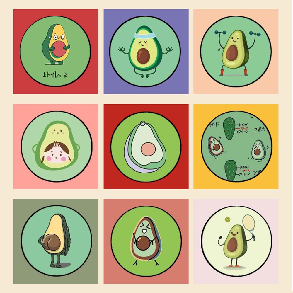 Милый складной авокадо Телефон Стенд Держатели для смартфонов и планшетов