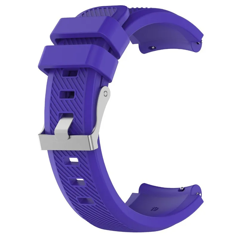 Purple HIPERDEAL Смарт Аксессуары 22 мм силиконовый ремешок для часов на замену силиконовые часы ремешок для Huami AMAZFIT GTR 47 мм - Цвет: Purple