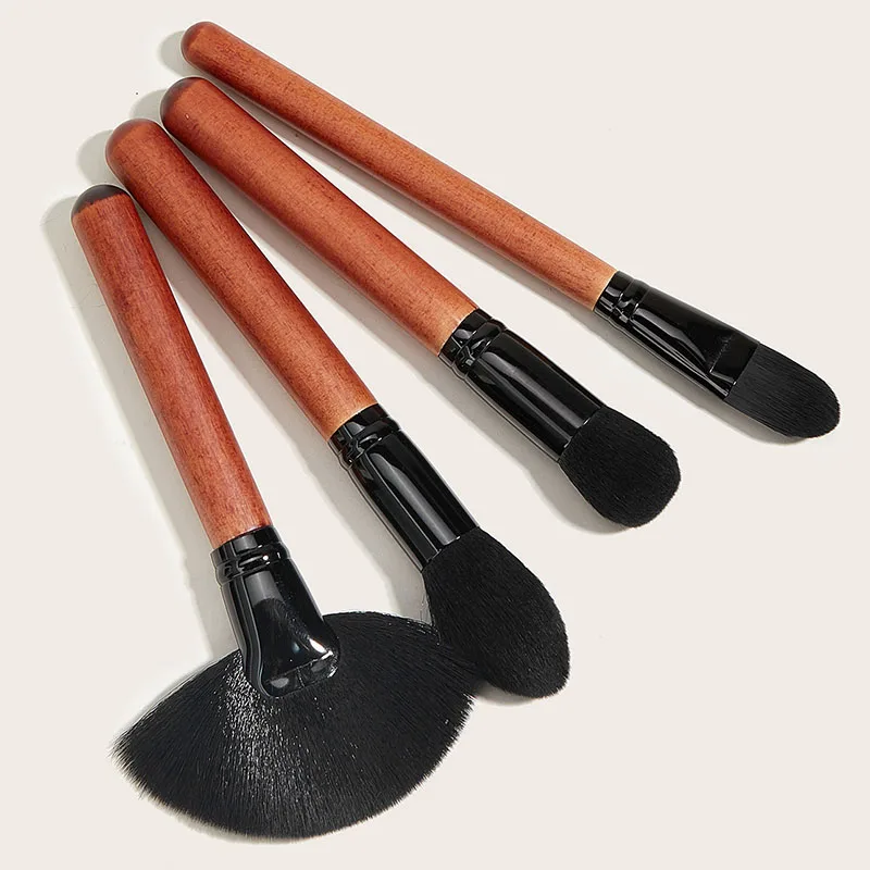 

4Pcs Makeup Brushes Set Tools Powder Foundation Eyeshadow Make Up Brushes Cosmetics Soft Nylon
