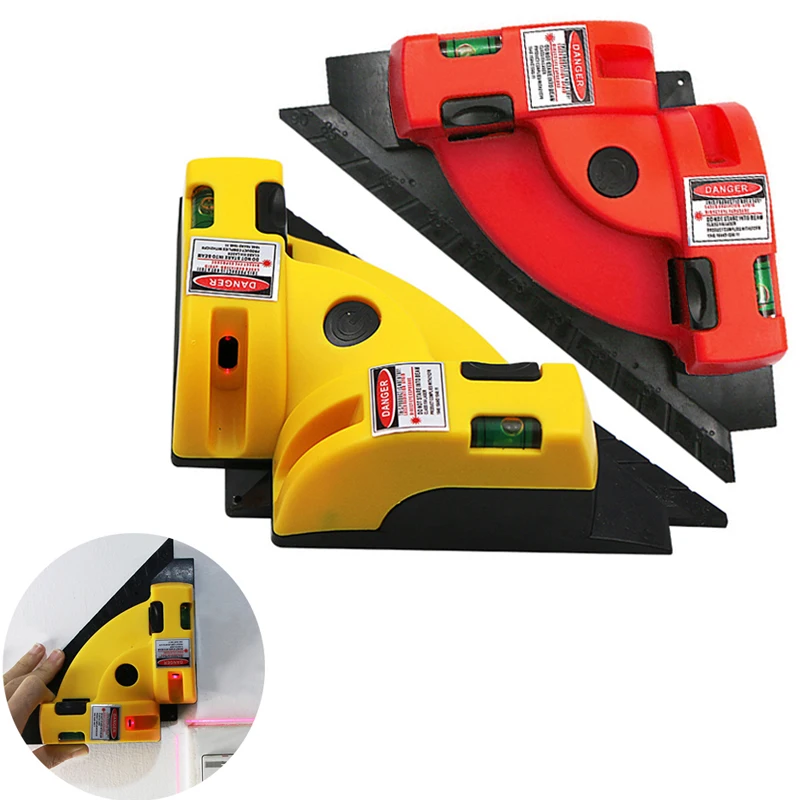 Лазерный уровень 90 градусов правый угол вертикальный 2 линии лазерный крест