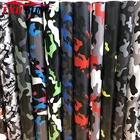 50 см * 600 см клейкая цифровая камуфляжная виниловая пленка ПВХ черная красная наклейка на самокат мотоцикл автомобиль наклейка покрытие для автомобиля