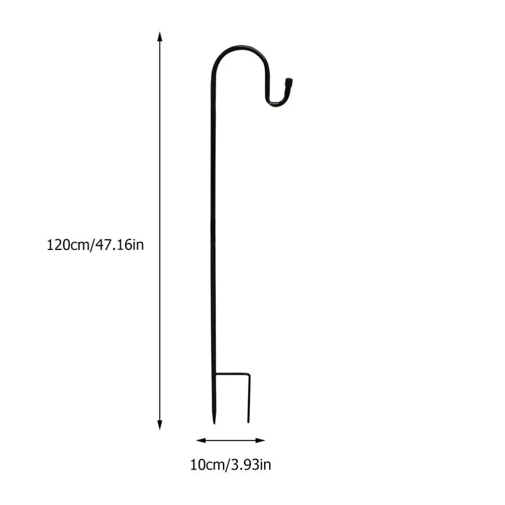 

2pcs Garden Flowerpot Stand Outdoor Plant Bracket Garden Lawn Insert Pole Holder
