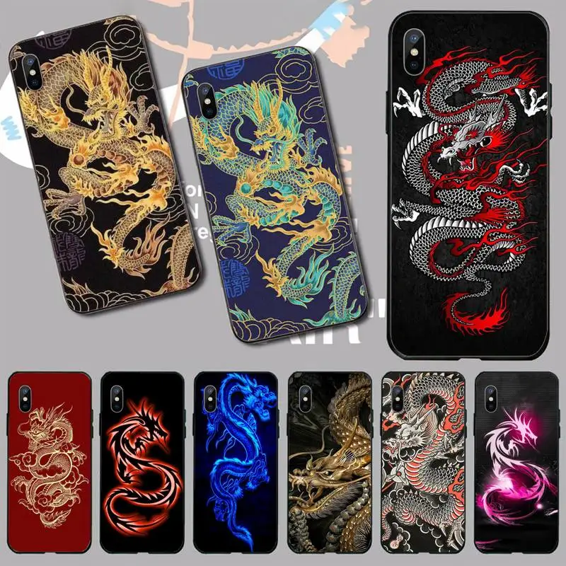 

Red Dragon Phone Case for iPhone 11 12 pro XS MAX 8 7 6 6S Plus X 5S SE 2020 mini