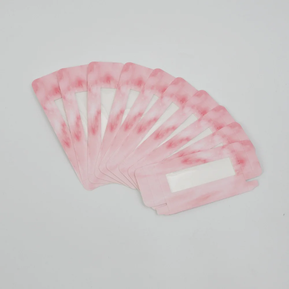 

Eyelash Packaging Box Lash Boxes Package Custom Logo Rectangle Marble Pink Cardboard Makeup Cosmetic Private label Case Vendor