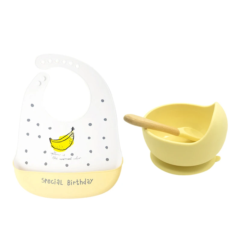 Нагрудник детский силиконовый с ложкой непромокаемый 1 комплект | Детская одежда
