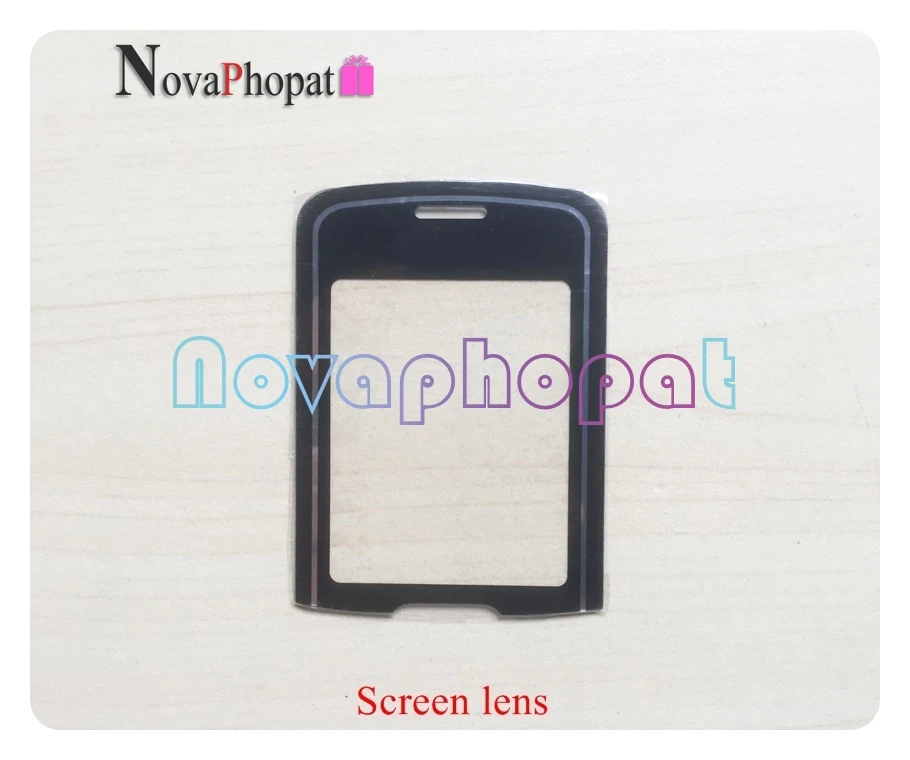 Novaphopat черный стеклянный экран для Nokia 8600 ЖК-экран Внешний стекло объектив с клавиатурой+ отслеживание