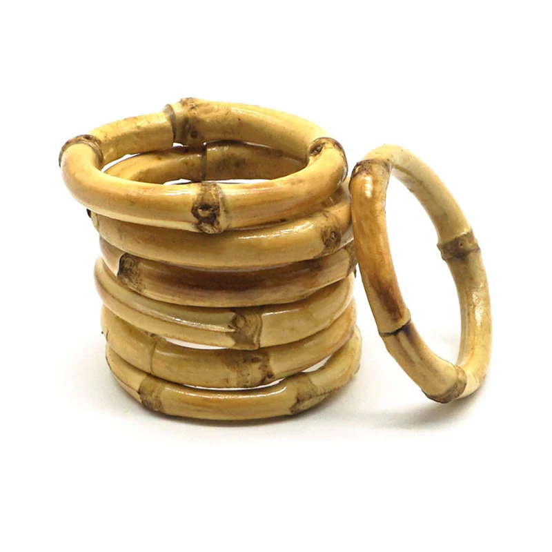 1 шт деревянных DIY круглых бамбуковых ремесленных украшений креативных ювелирных