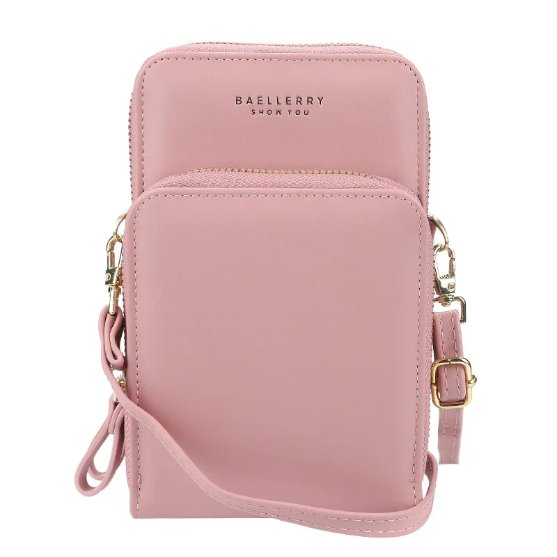 

2021 Fashion Large-capacity Zipper Mobile Phone Bag Female Leather Purses Card Holder Carteira Feminina Baellerry Women Wallet