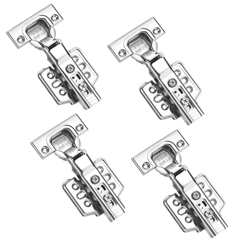 

1pcs C Series Hinge Stainless Steel Door Hydraulic Hinges Damper Buffer Soft Close For Cabinet Cupboard Furniture Hardware